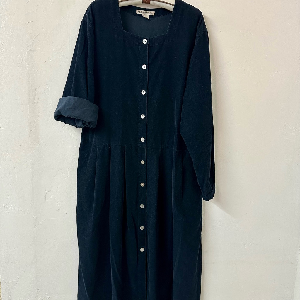 Smith  Hawken Navy Long Sleeve Dress